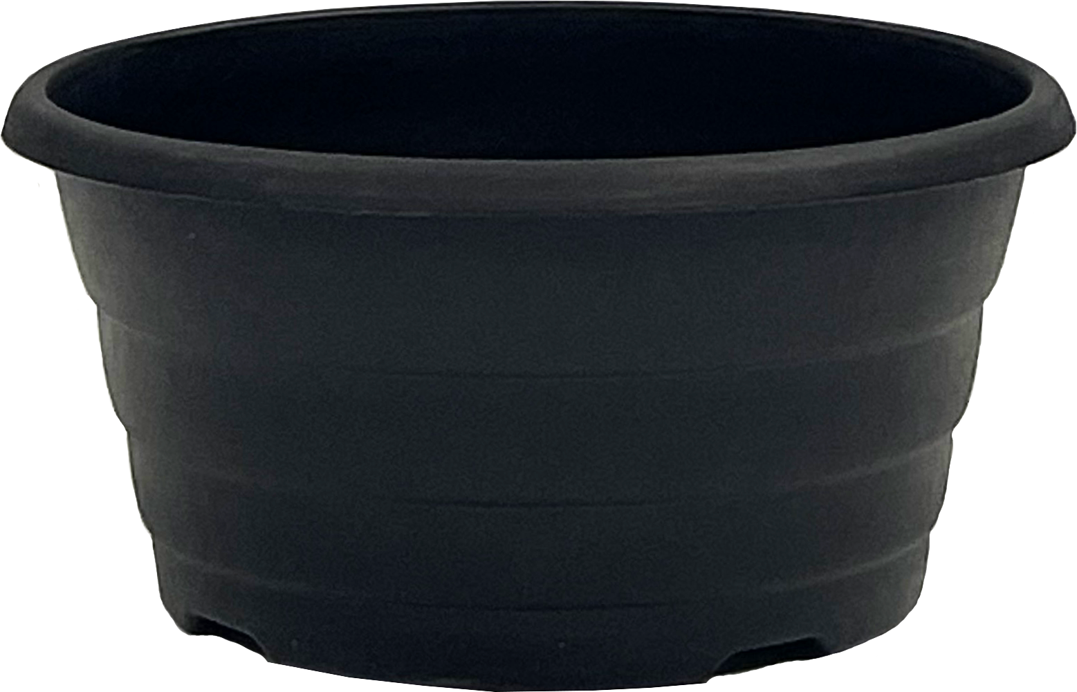 7 Inch Bamba Bowl Black - 40 per case - Decorative Planters